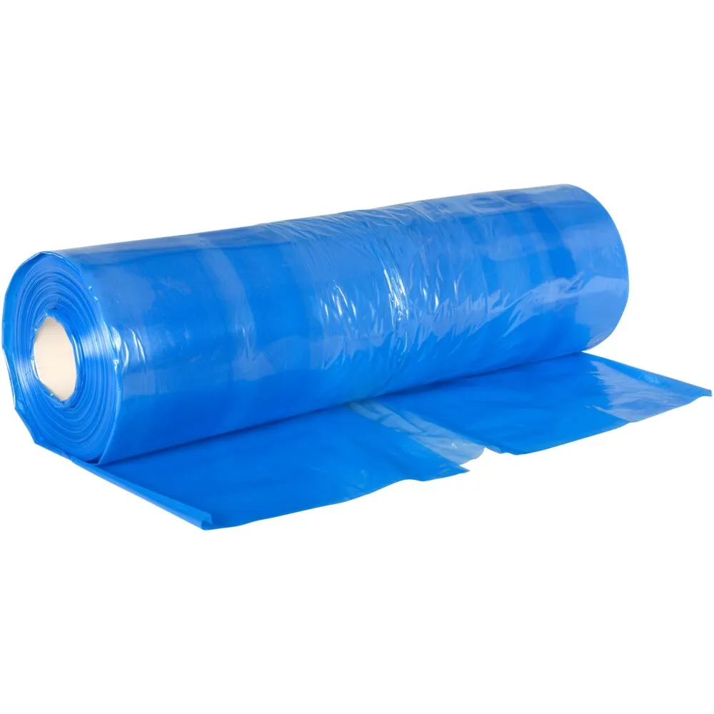 Pallehætte, blå, LDPE/virgin, 1300/550x2300mm, pvc-rør (50 stk/rl)