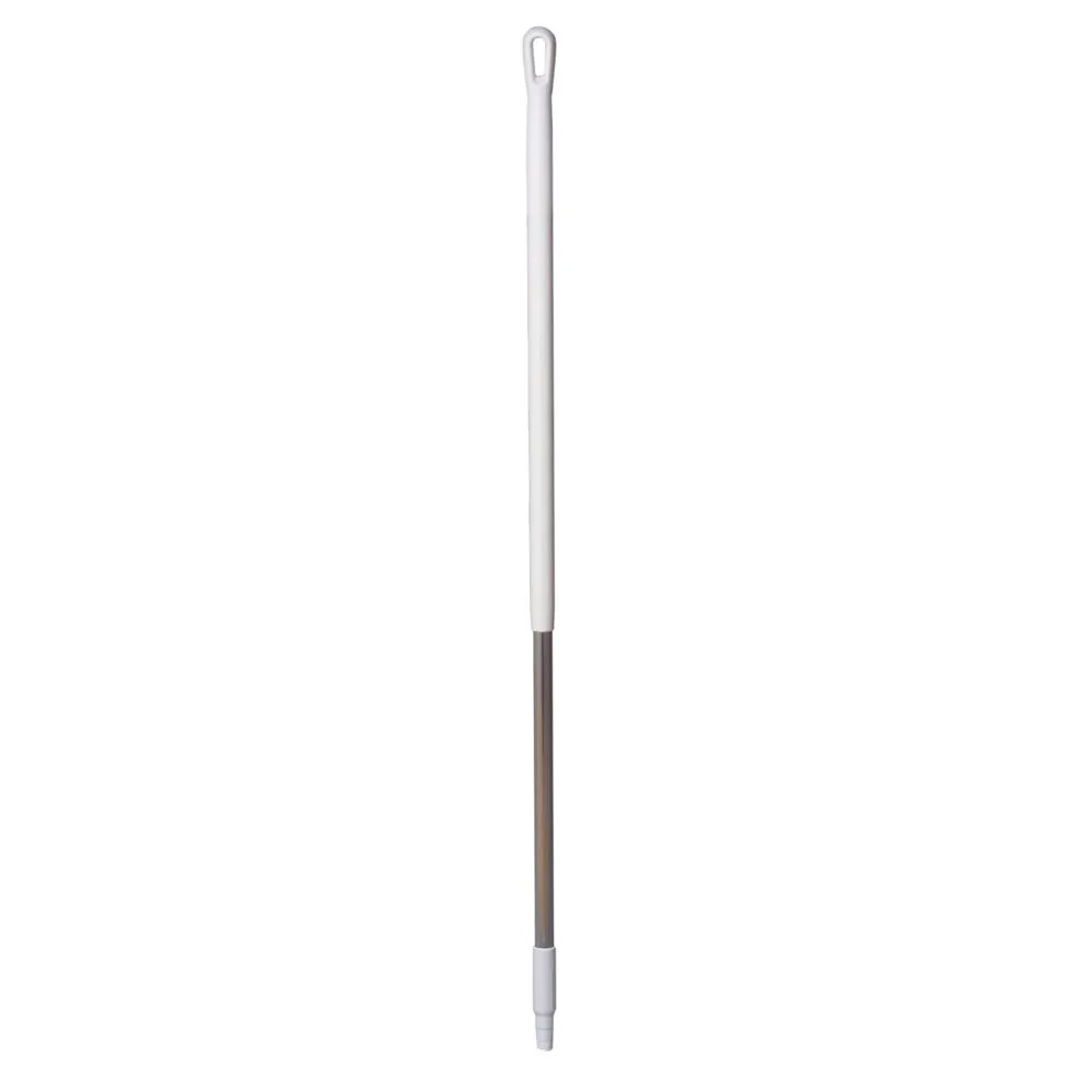 Skaft med gevind, Vikan, 131cm, Ø3,1cm, hvid, aluminium/PP (1 stk)