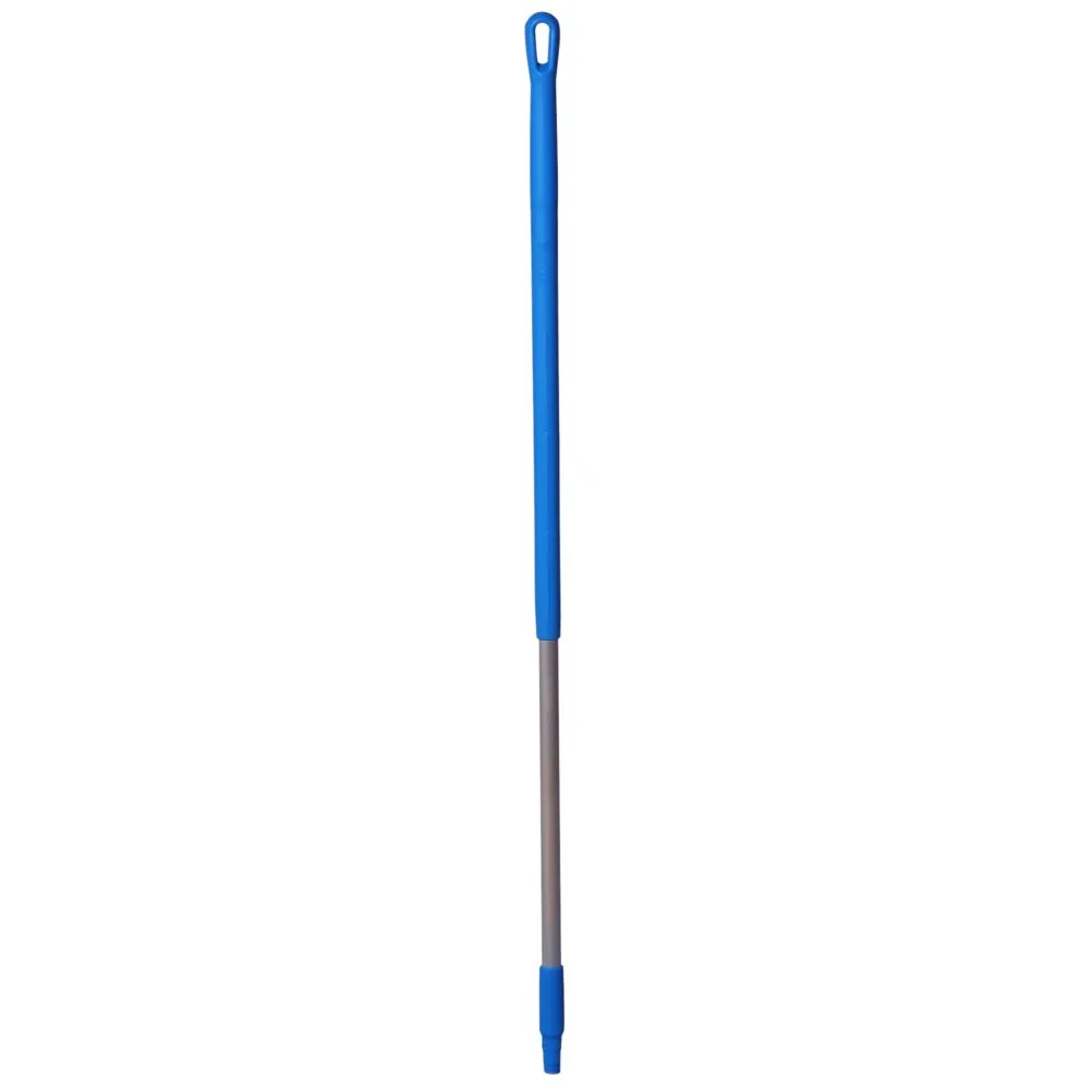 Skaft med gevind, Vikan, 131cm, Ø3,1cm, blå, aluminium/PP (1 stk)