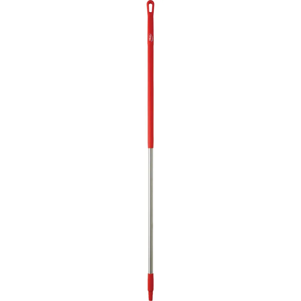 Skaft med gevind, Vikan, 151cm, Ø3,1cm, rød, PP/rustfrit stål (1 stk)